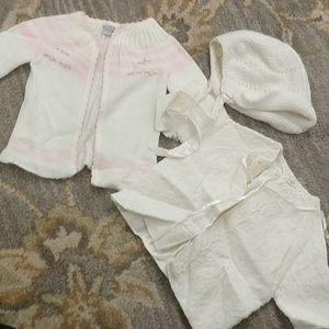 Lot of 3 Vintage 1950's baby clothes